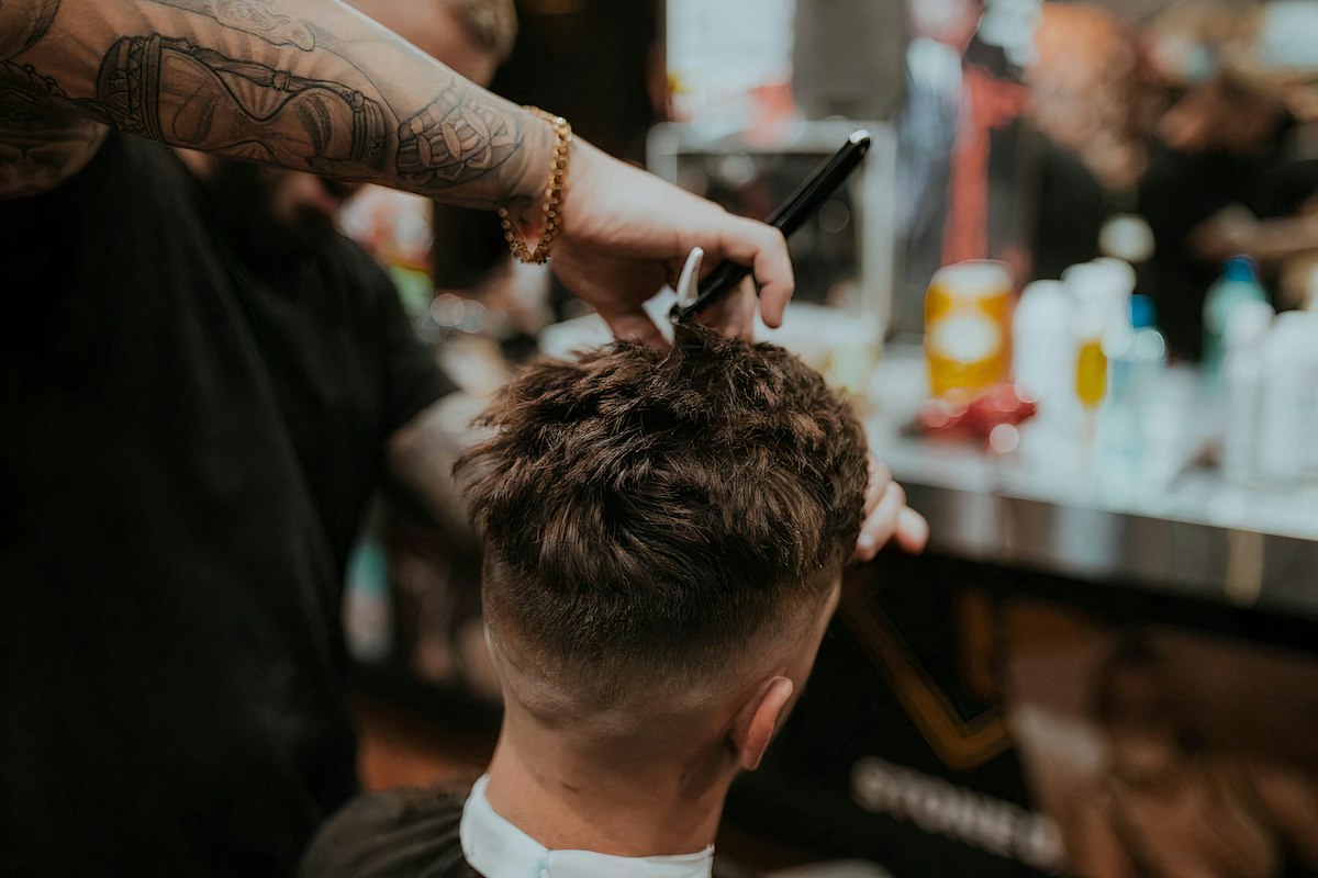 Corte com tesoura