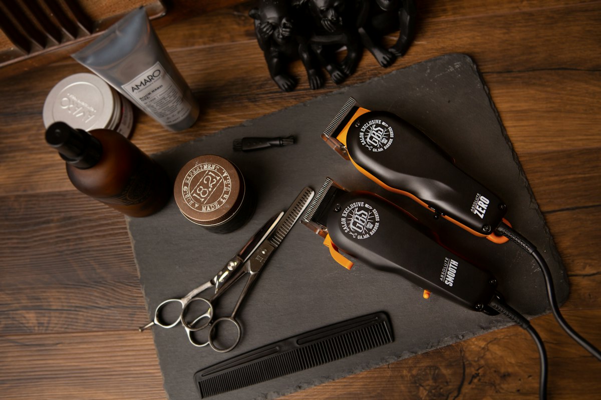 Ferramentas da barbearia